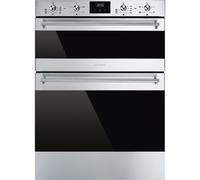 Smeg DUSF6300X 60cm Classic Stainless Steel and Eclipse Glass Double Under Counter Oven