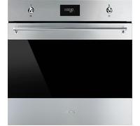 Smeg Classic SFP6301TVX Built In Electric Single Oven with Pyrolytic Cleaning - Stainless Steel - A+ Rated, Stainless Steel