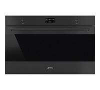 Smeg Classic SFP9302TN Built In Electric Single Oven and Pyrolytic Cleaning - Matte Black - A+ Rated, Black