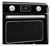 Smeg 50's Style COF01BLUK Multifunction Mini Oven with Steam & Air Fry - Black / Stainless Steel, Black