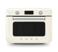 Smeg 50's Style COF01CRUK Multifunction Mini Oven with Steam & Air Fry - Cream, Cream