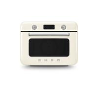 Smeg COF01CRUK 50's Style Countertop Combi Oven with Galileo Multicooking Technology, 10 in 1 Functions, 1800W, Cream in Beige Smeg Beige