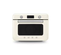 Smeg COF01CRUK 50's Style Countertop Combi Oven with Galileo Multicooking Technology, 10 in 1 Functions, 1800W, Cream in Beige
