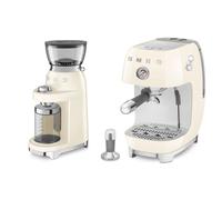 Smeg Coffee Grinder in Cream & Espresso & Cold Brew