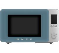 Smeg Collezione MOC02SBMUK Litre 30cm High, Freestanding Small Combination Microwave Oven - Storm Blue, Blue