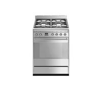 Smeg Concert 60cm Dual Fuel Cooker - Stainless Steel SUK61MX9