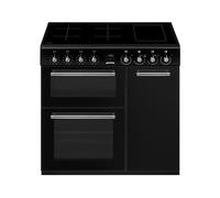 Smeg Concert 90cm Electric Induction Range Cooker - Black CX93IMBL [EEK: B]