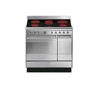 Smeg SUK92CMX9 cooker Freestanding cooker Electric Ceramic Stainless steel