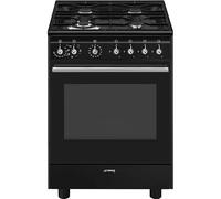 Smeg Concert CX61GMBL cooker Freestanding cooker Electric Gas Black