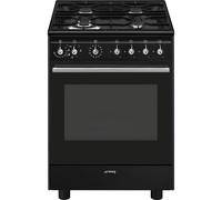 Smeg Concert CX61GMBL cooker Freestanding cooker Electric Gas Black