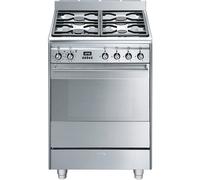 Smeg Concert SUK61PX8 cooker Freestanding cooker Gas Stainless steel
