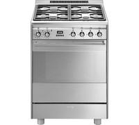 Smeg Concert SUK61PX8 cooker Freestanding cooker Gas Stainless steel