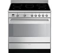 Smeg SUK91CMX9 Concert Stainless Steel Single Cavity Ceramic Cooker