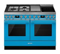 Smeg CPF120IGMPT 120cm Portofino Dual Fuel Range Cooker - Turquoise