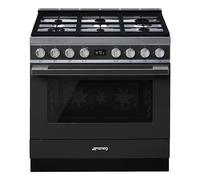 Smeg CPF9GPAN 90cm Portofino Dual Fuel Range Cooker - Anthracite