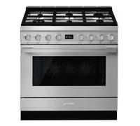Smeg CPF9GPX cooker Freestanding cooker Electric Gas Stainless steel