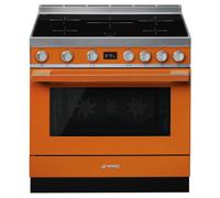 Smeg CPF9IPOR 90cm Portofino Electric Range Cooker - Orange
