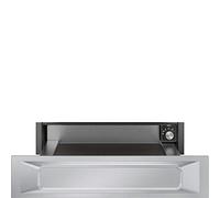 Smeg CPR915X Tableware Warming Tray, Stainless Steel Glass