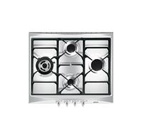 Smeg Cucina SR264XGH2 hob Black, Silver Built-in 60 cm Gas 4 zone(s)