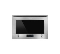 Smeg Cucina Built-In 850W Microwave with Grill - Stainless Steel MP422X1