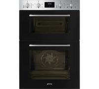 Smeg Cucina DOSF400B Black Built-In Double Oven