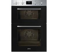 Smeg Cucina DOSF400B Built In Electric Double Oven - Black - A/B Rated, Black