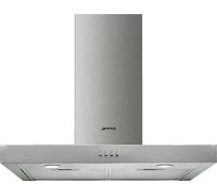 Smeg Cucina KATE600EX 60cm Chimney Cooker Hood for Ducted/Recirculating Ventilation - Stainless Steel, Stainless Steel