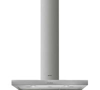 Smeg Cucina KATE900EX 90cm Chimney Cooker Hood for Ducted/Recirculating Ventilation - Stainless Steel, Stainless Steel
