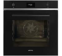 Smeg Cucina SFP6401TB Built In Electric Double Oven with Pyrolytic Cleaning - Black - A+ Rated