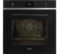 Smeg Cucina SFP6401TB Built In Electric Double Oven with Pyrolytic Cleaning - Black - A+ Rated, Black