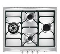Smeg Cucina SR264XGH2 60cm Wide Stainless Steel Gas Hob