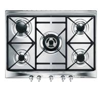 Smeg Cucina SR275XGH2 hob Silver Built-in 70 cm Gas 5 zone(s)
