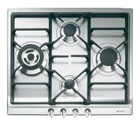Smeg Cucina SR60GHS 60cm Gas Hob - Stainless Steel, Stainless Steel