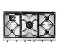 Smeg Universal SRV596GH5 hob Stainless steel Countertop 90 cm Gas 5 zone(s)