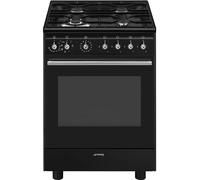 Smeg Concert CX61GMBL cooker Freestanding cooker Electric Gas Black