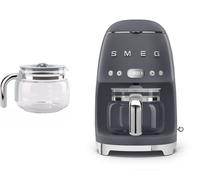 Smeg Dcf02 Drip Filter Coffee Machine With Spare Glass Carafe In Grey Grey
