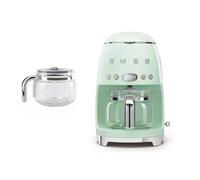 Smeg Dcf02 Drip Filter Coffee Machine With Spare Glass Carafe In Light Green Light Green