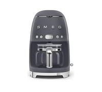 Smeg Dcf02 Retro Style Drip Coffee Machine, 1.4 Litre Tank Grey