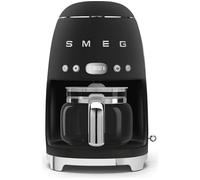 SMEG DCF02BLMUK 50s Style Filter Coffee Machine - Matte Black, Black