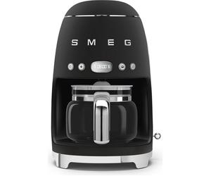 SMEG DCF02BLMUK 50s Style Filter Coffee Machine - Matte Black, Black