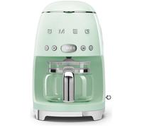 Smeg DCF02PGUK 50s Style Filter Coffee Machine - Pastel Green, Green