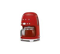 Smeg DCF02RDEU coffee maker Espresso, 1050 W, 1.4 liters, Plastic, Stainless steel, Red