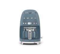 Smeg 50's Retro DCF02SBMUK Filter Coffee Machine with Timer - Matte Storm Blue, Blue
