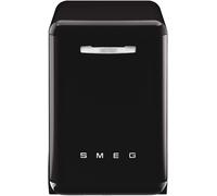 Smeg DFFABBL Full Size Dishwasher - Black - B Rated, Black