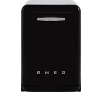 Smeg DFFABBL Retro 13 Place Settings Freestanding Dishwasher - Black