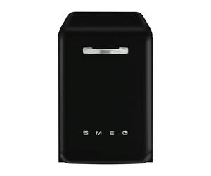Smeg DFFABBL Retro 13 Place Settings Freestanding Dishwasher - Black