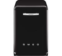 Smeg DFFABBL Retro 13 Place Settings Freestanding Dishwasher - Black