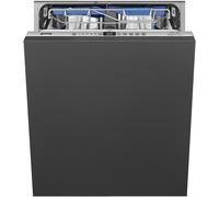 Smeg DI322BQLH Fully Integrated Full Size Dishwasher - Silver Control Panel with Sliding Door Fixing Kit - B Rated, Silver