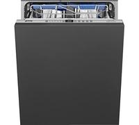 Smeg DI322BQLH Fully Integrated Full Size Dishwasher - Silver Control Panel with Sliding Door Hinge Kit - B Rated, Silver