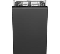 Smeg DI4522 9-Place Integrated Dishwasher 6 Programmes Black